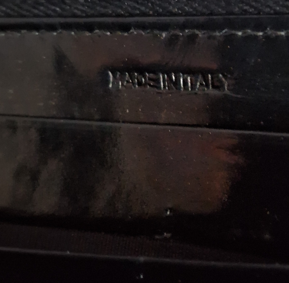 Prada Zip Around Black Patent Leather Wallet - Picture 8 of 9